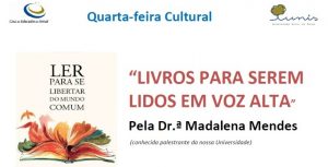 Quartas-feiras culturais - Livros para serem lidos. - Cópia