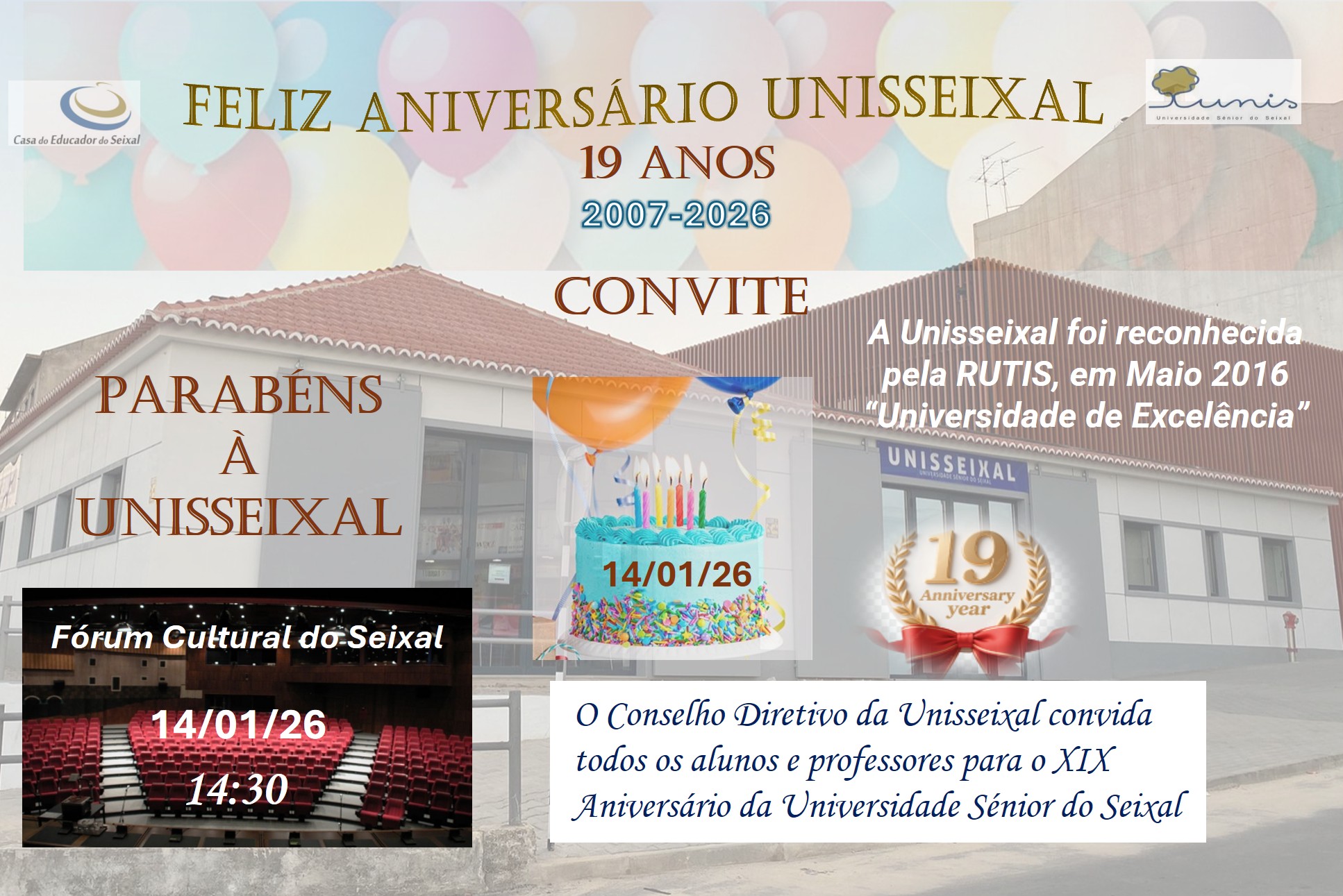 19º aniversário da Unisseixal